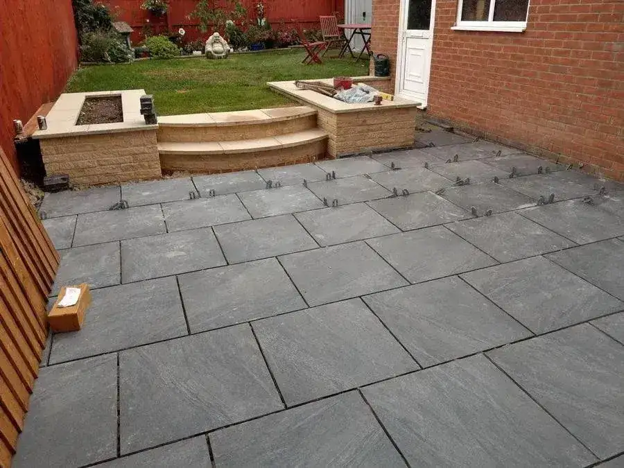 Anthracite Black Porcelain Paving Slabs 600x600x20 From £23.97/m2 - Image 6