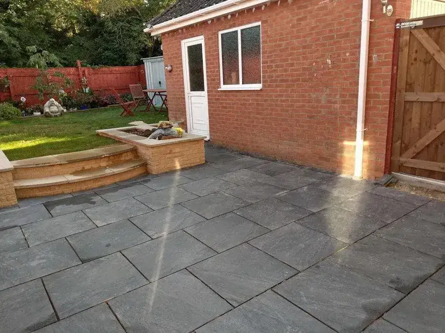 Anthracite Black Porcelain Paving Slabs 600x600x20 From £23.97/m2 - Image 7
