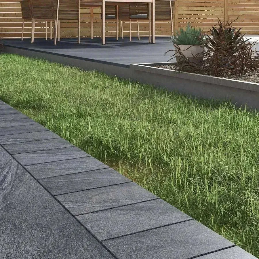 County Anthracite Porcelain Edging Setts 200x100x20 From £30.39/m2 - Image 4