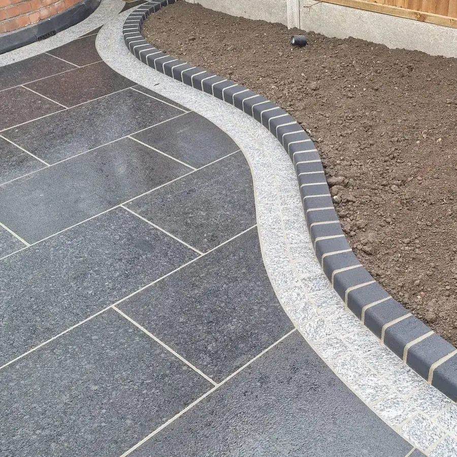 Ash Black Granite Paving Slabs 900x600x20 From £33.79/m2 - Image 4