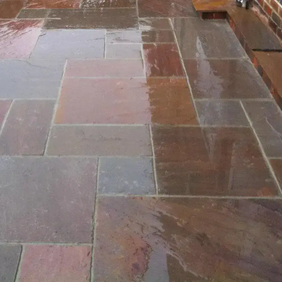 Autumn Brown Indian Sandstone Paving 900x600 22mm Cal. From £25.75/m2 - Image 5