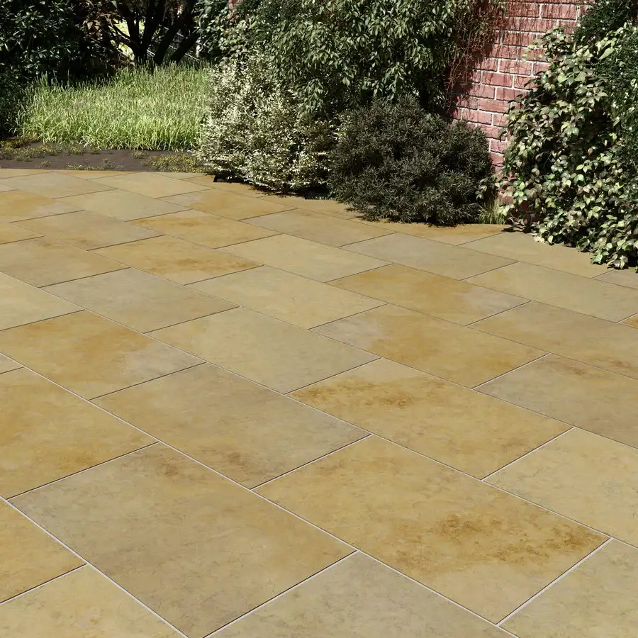 Beige Limestone Porcelain Paving Tiles 900x600x20 From £19.15/m2 - Image 4