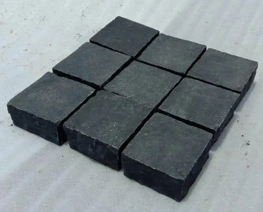 Black Limestone Cobbles and Setts 100x100x50 From £42.59/m2 - Image 5