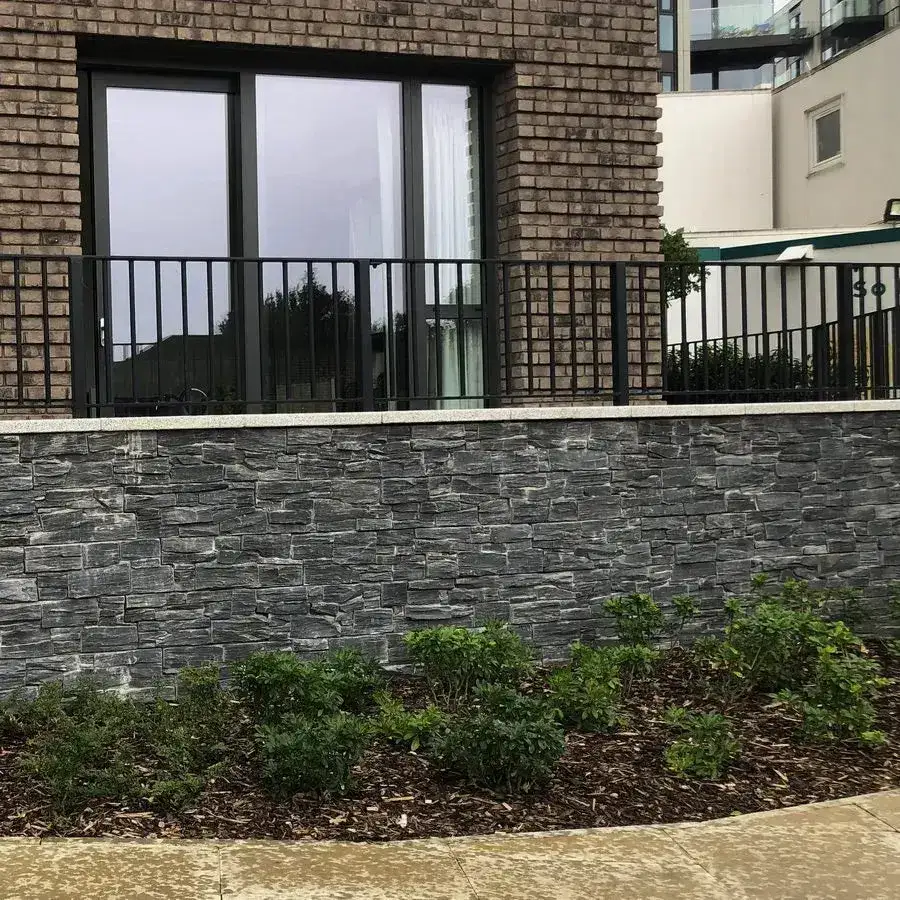 Black Slate Stone Cladding Z Tiles Clad Panels Cement Backing From £65.39/m2 - Image 5