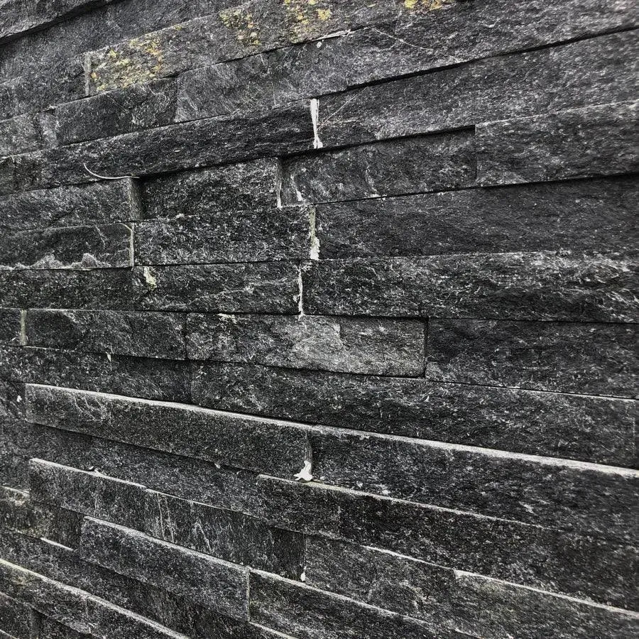 Black Sparkle Quartz Split Face Tiles 550x150 From £33.39/m2 - Image 4