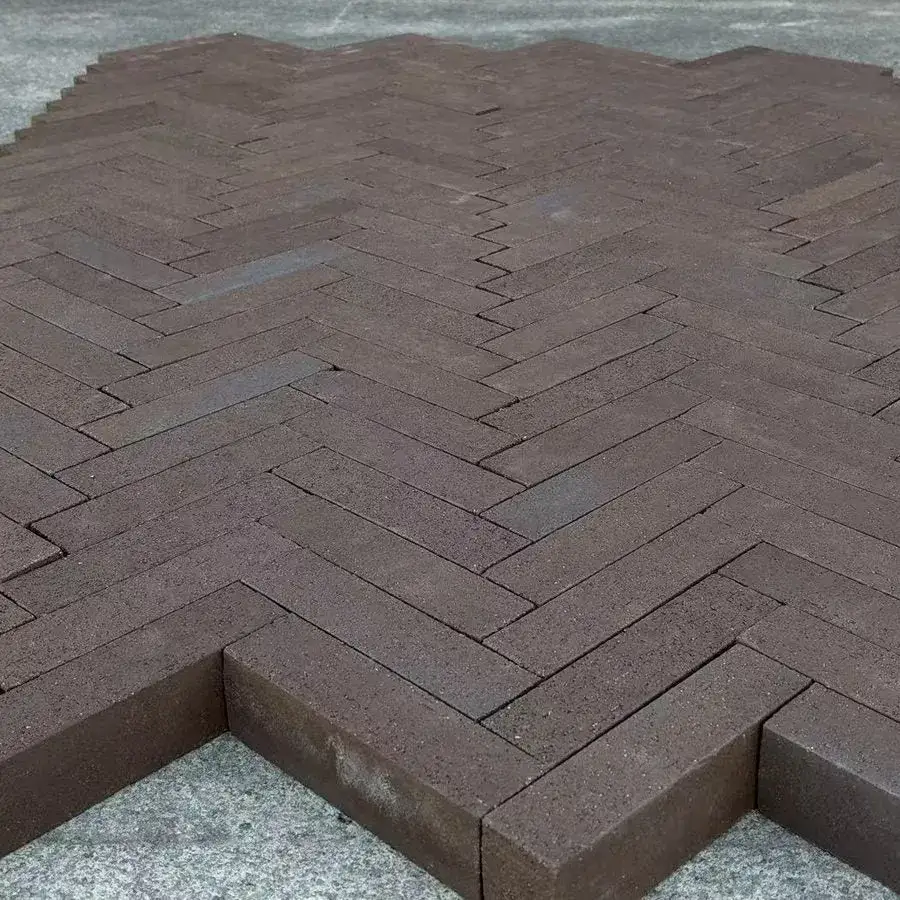 Clay Pavers Burnt Umber Brick 200x48x58 From £69.99/m2 - Image 3