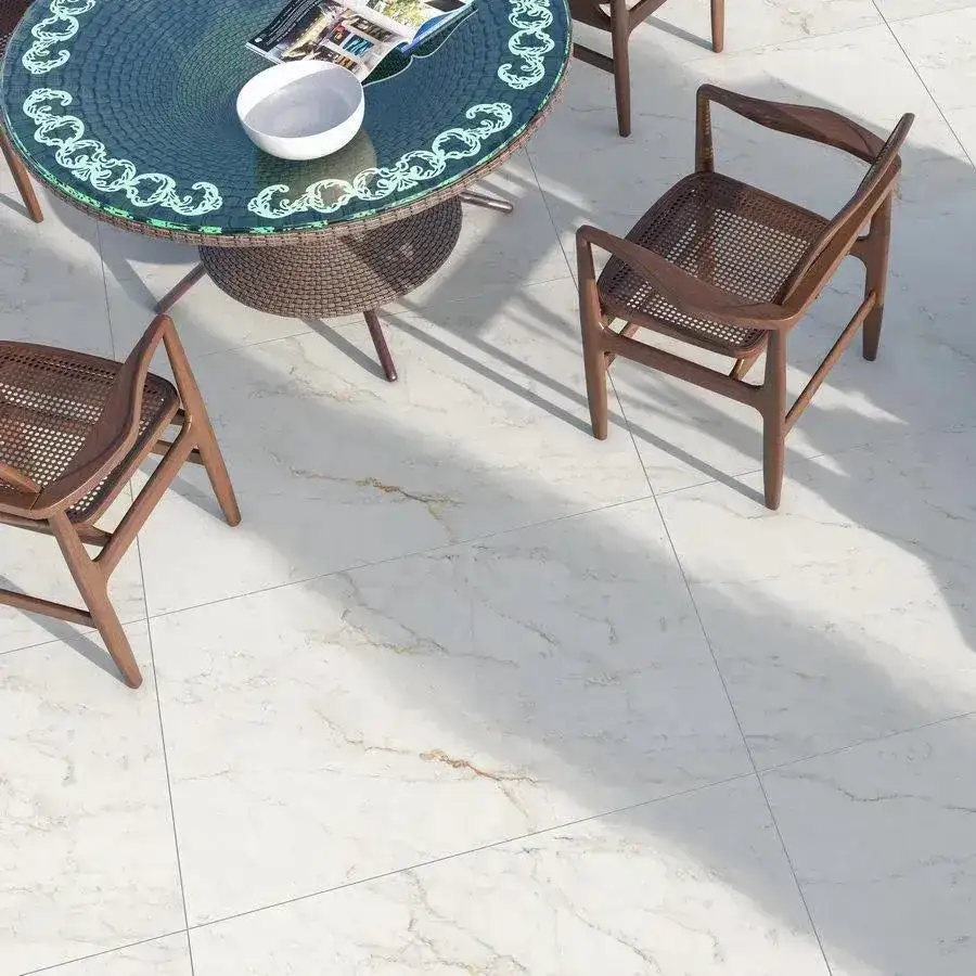 Carrara Marble Porcelain Paving Slabs 600x600 From £23.97/m2 - Image 3