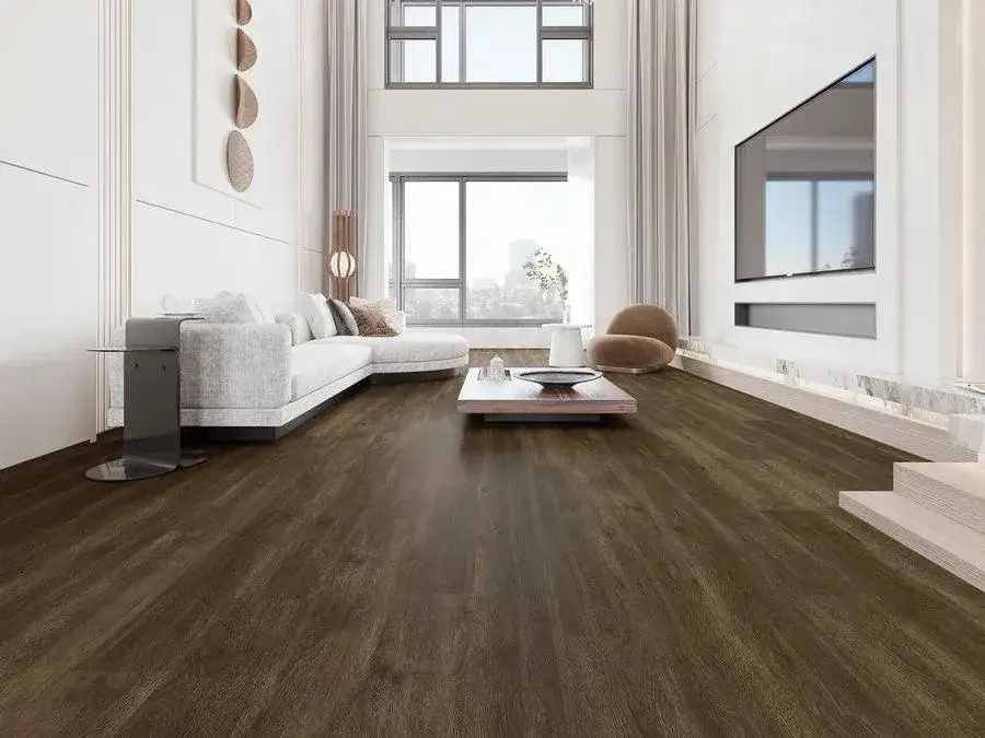 6mm Luxury Vinyl Tiles LVT Flooring Chocolate Oak From £15.64/m2 - Image 3