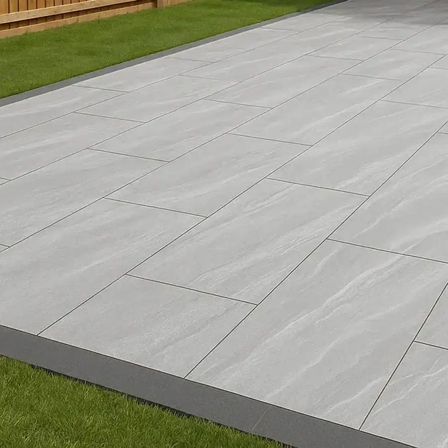Crossover Grey Porcelain Paving Slabs 900x600x20 From £20.49/m2 - Image 2