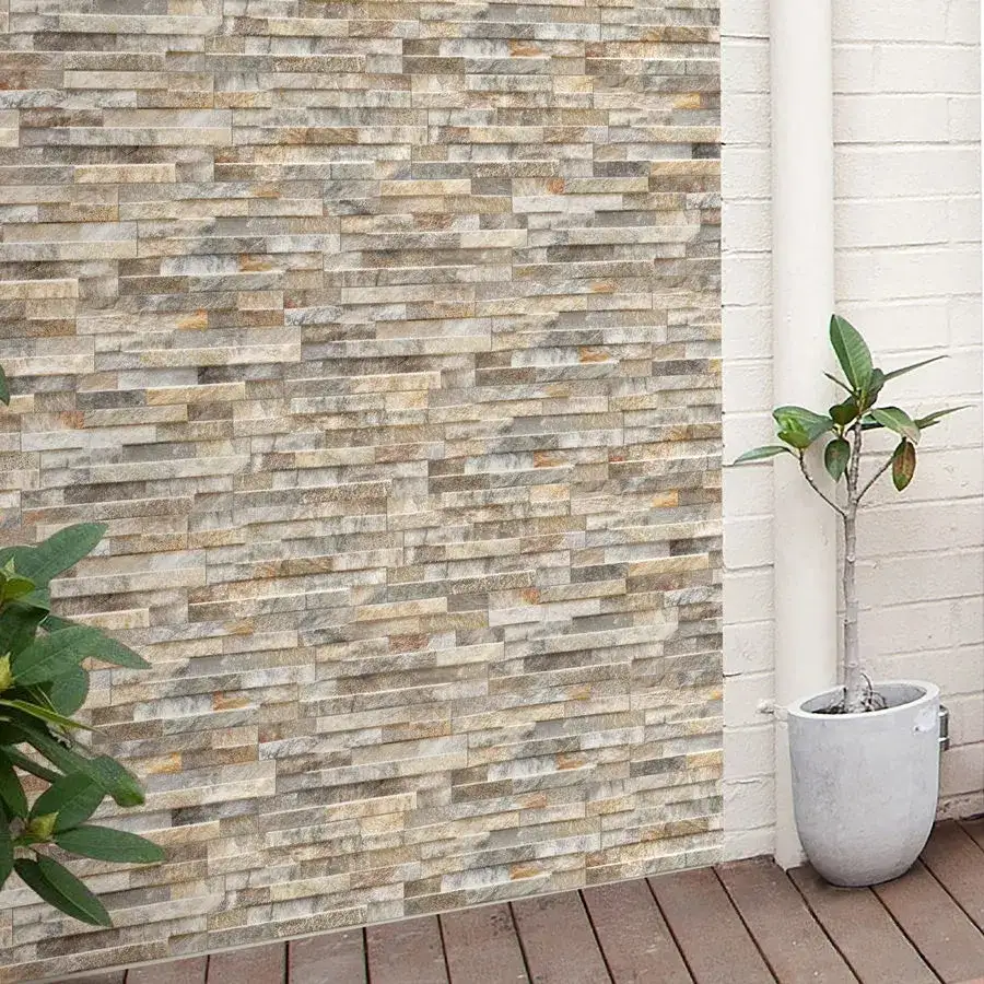 Natura Desert Porcelain Split Face Italian Wall Tiles From £31.99/m2 - Image 3