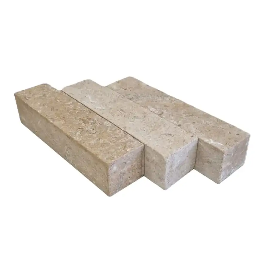 Sinai Pearl Limestone Honed & Tumbled Pavers 200x50x40 From £53.99/m2 - Image 3