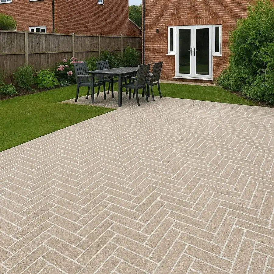 Sinai Pearl Limestone Honed & Tumbled Pavers 200x50x40 From £53.99/m2 - Image 4