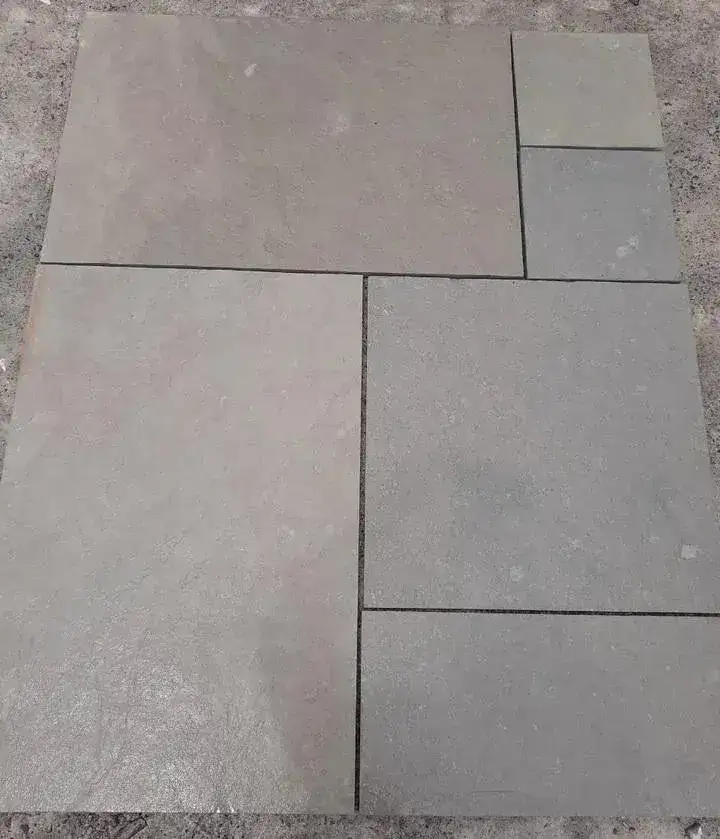 Dove Grey Limestone Paving Sawn Edge 600x600 22mm Cal. From £21.56/m2 - Image 7