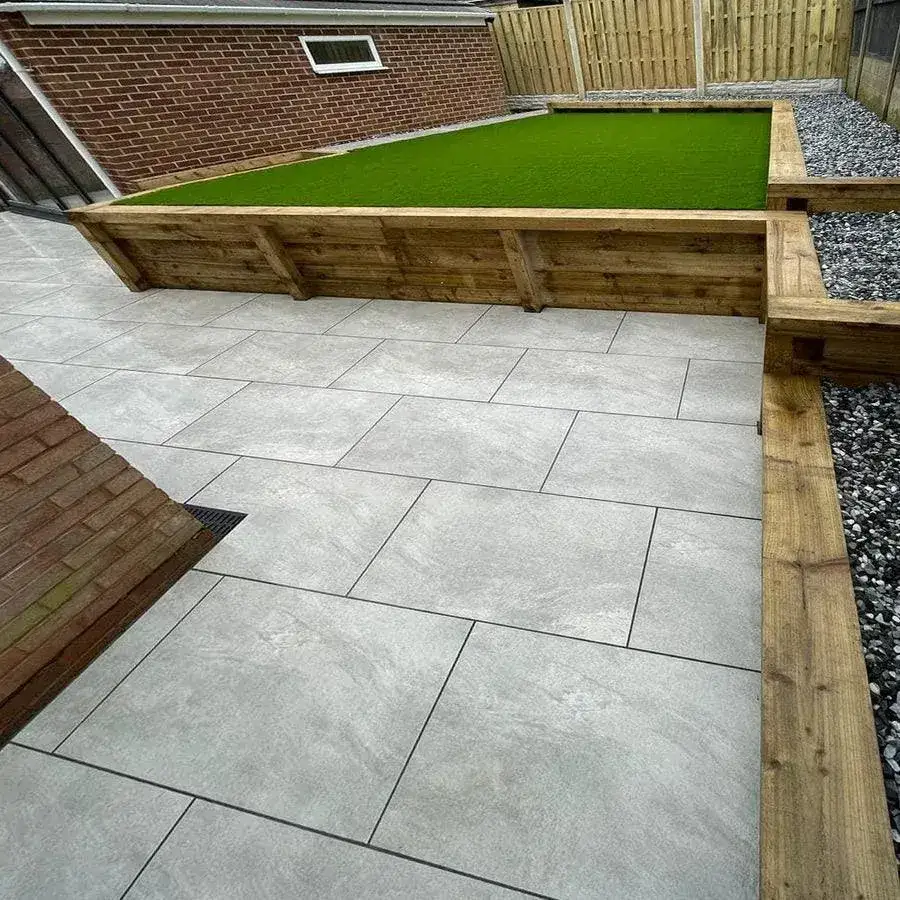 Earthcore Esprit Grey Porcelain Paving Slabs 900x600x20 From £18.89/m2 - Image 3