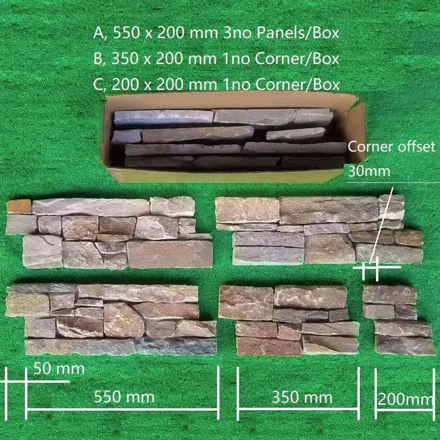 Oyster Golden Quartz Stone Cladding Z Tiles Clad 550 x 200 From £49.19/m2 - Image 4