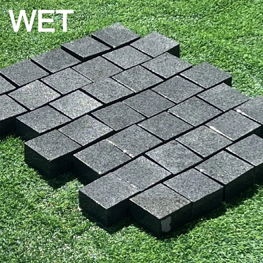 Sawn Granite Setts Mid Grey Flamed 100x100x50mm From £58.09/m2 - Image 3