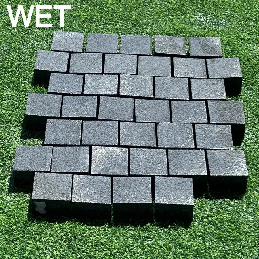 Sawn Granite Setts Mid Grey Flamed 100x100x50mm From £58.09/m2 - Image 4