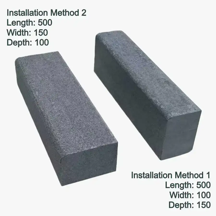 Granite Kerbs Edging Stones Blue Grey 500x150x100 From £11.99 - Image 3