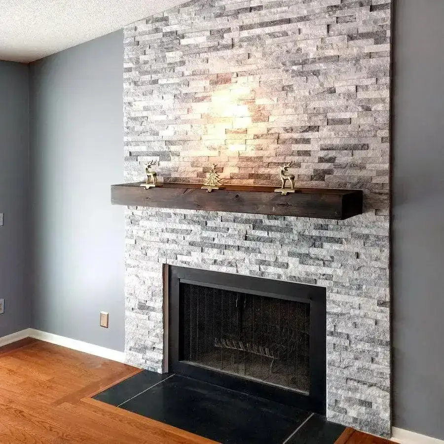 Sparkle Ice Grey Quartz Split Face Tiles 550x150 From £27.89/m2 - Image 3