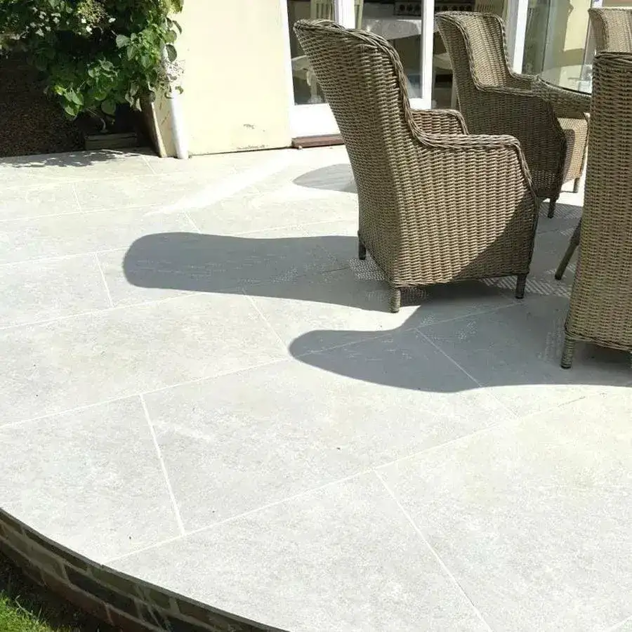 Himalayan White Porcelain Paving Slabs 600x600 From £23.97/m2 - Image 3