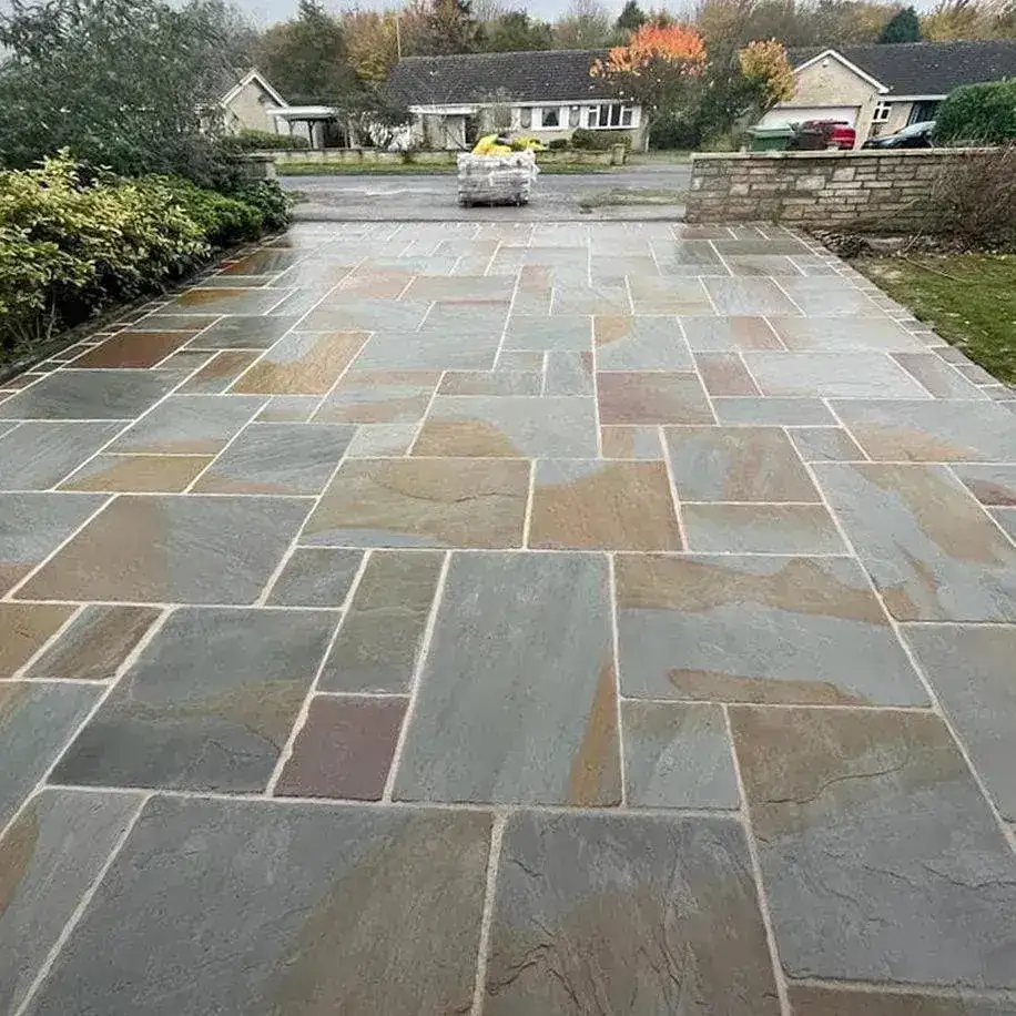 Indian York Sandstone Paving 600x600 22mm Cal. From £18.55/m2 - Image 3
