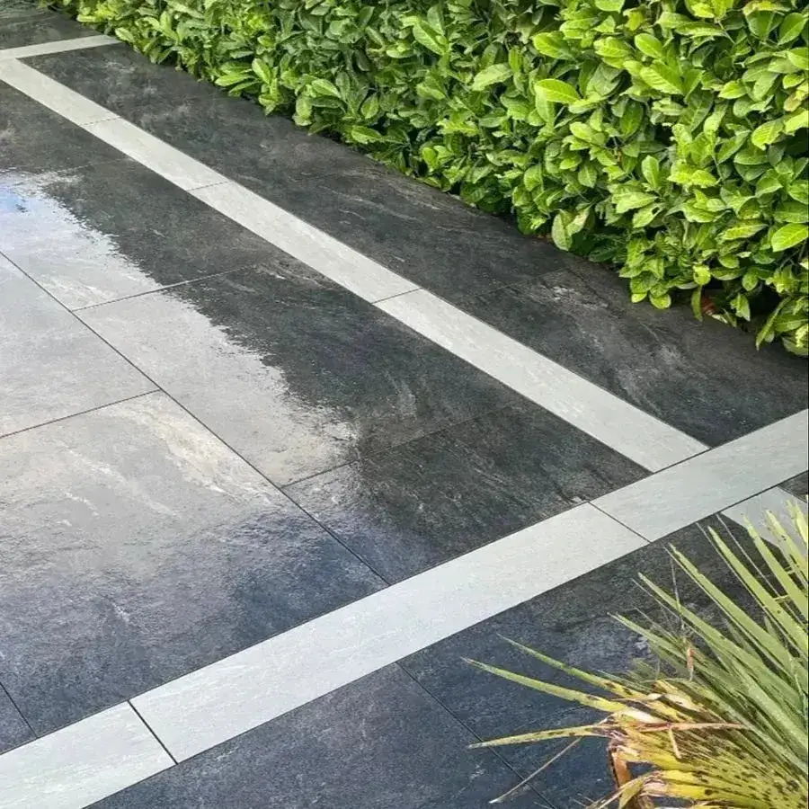 Kandla Grey Porcelain Edging Planks 900x200x20 From £23.89/m2 - Image 4