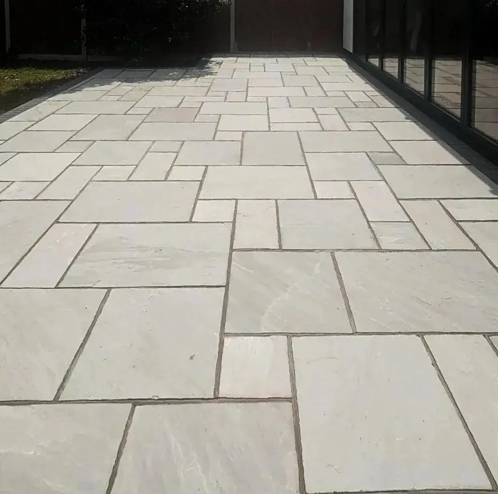 Kandla Grey Indian Sandstone Paving Patio Packs 22mm Cal. From £21.69/m2 - Image 3