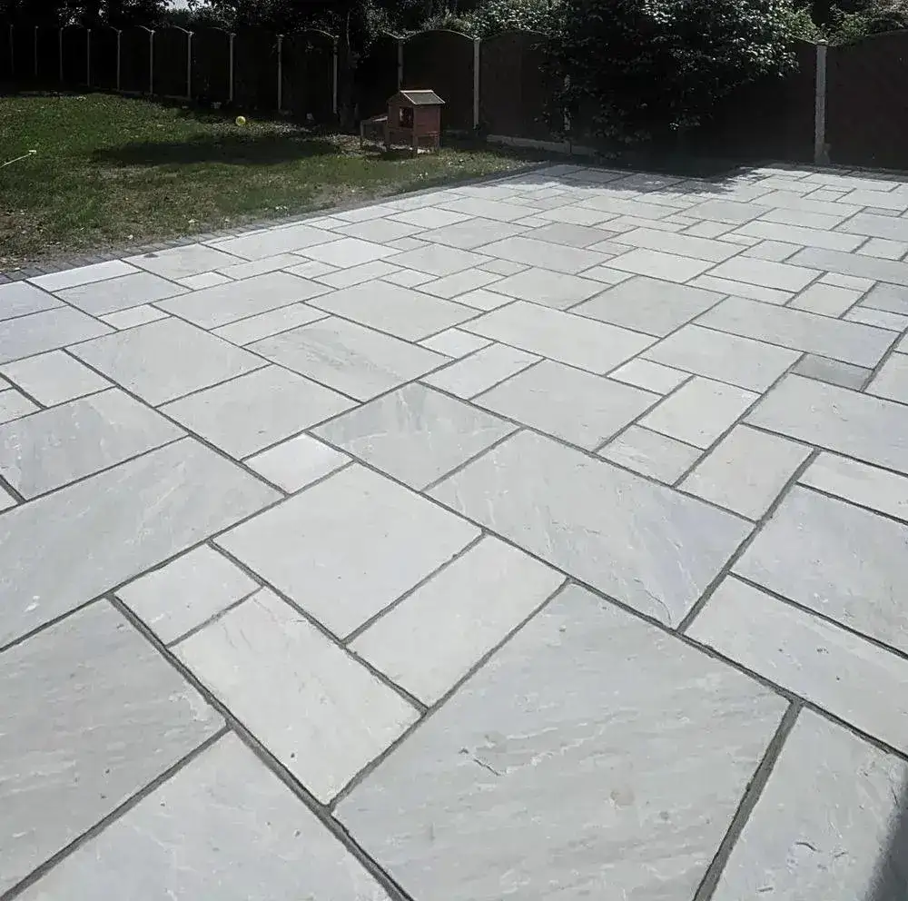 Kandla Grey Indian Sandstone Paving Patio Packs 22mm Cal. From £21.69/m2 - Image 5