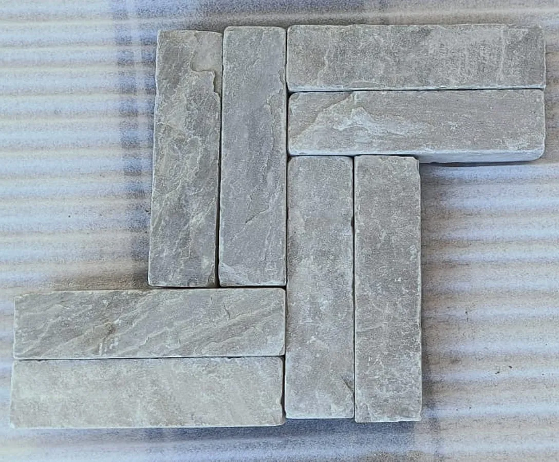 Kandla Grey Indian Sandstone Tumbled Pavers 200x50x40mm, From £53.99/m2 - Image 4