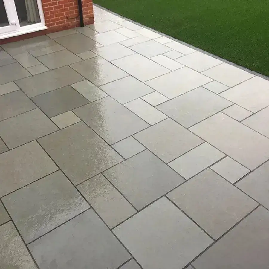 Kota Blue Limestone Paving Patio Packs, Sawn Edge 22mm Cal. From £21.19/m2 - Image 6