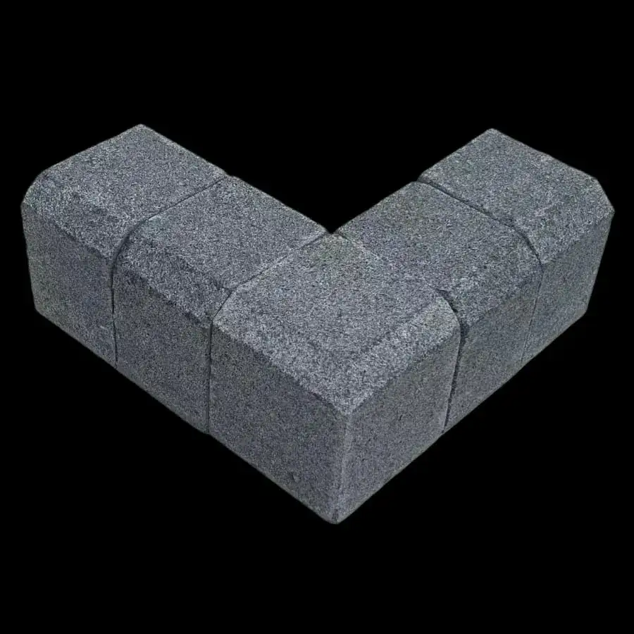 Granite Block Kerbs Mid Grey Edgings 125x125x100 From £2.82 - Image 4
