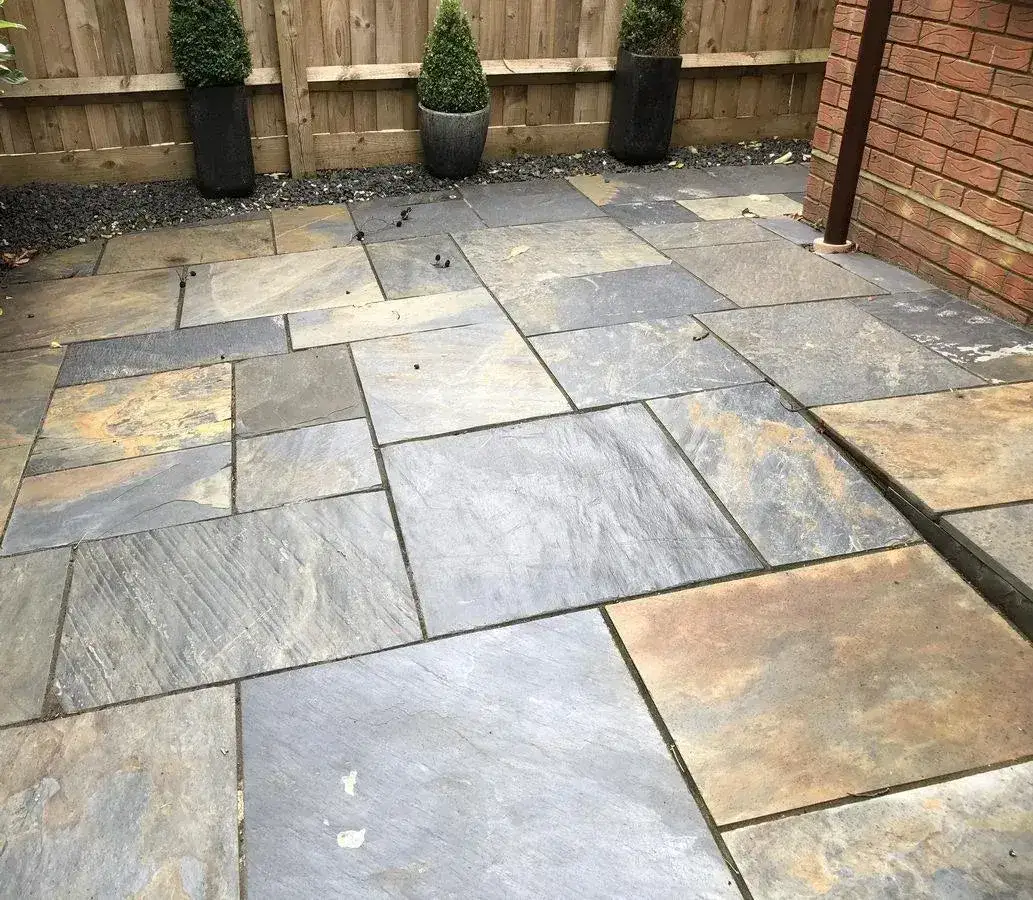 China Slate Paving Slabs Multicolour Copper Slate 900x600 From £31.09/m2 - Image 3