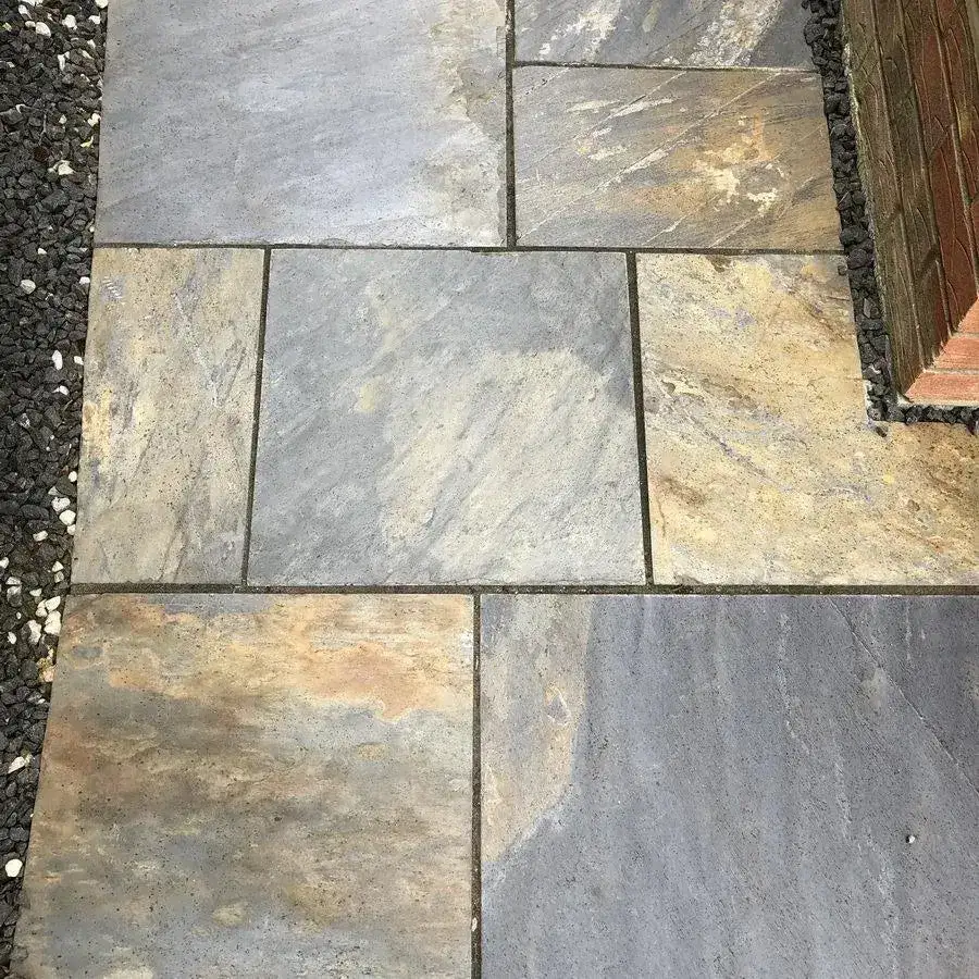 China Slate Paving Slabs Multicolour Copper Slate 900x600 From £31.09/m2 - Image 4