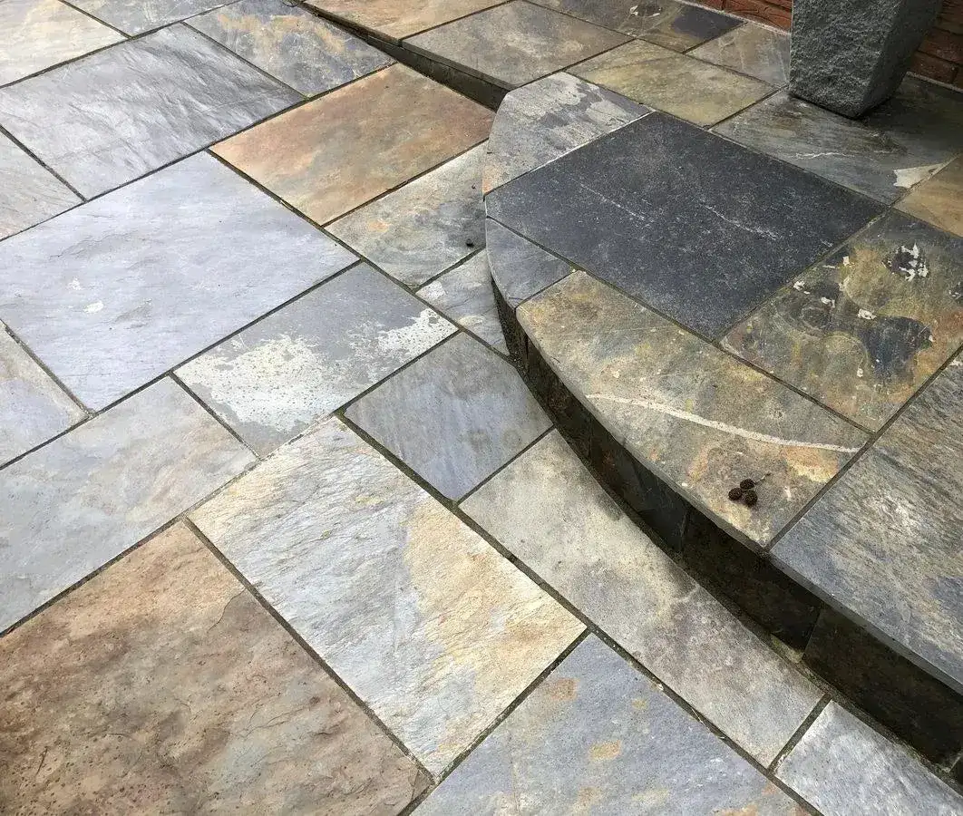 China Multicolour Copper Slate Paving Slabs 600x600 From £28.99/m2 - Image 3