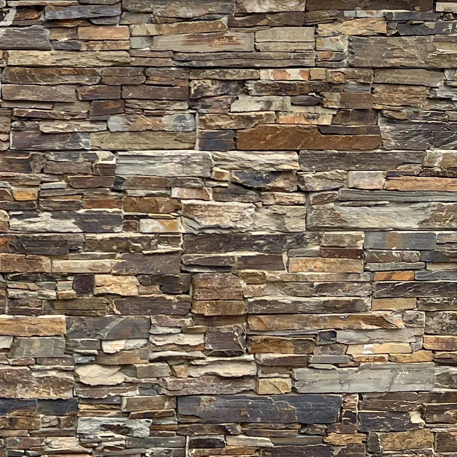 Multicolour Slate Stone Cladding Z Tiles Clad Panels Cement Backing From £65.39/m2 - Image 3