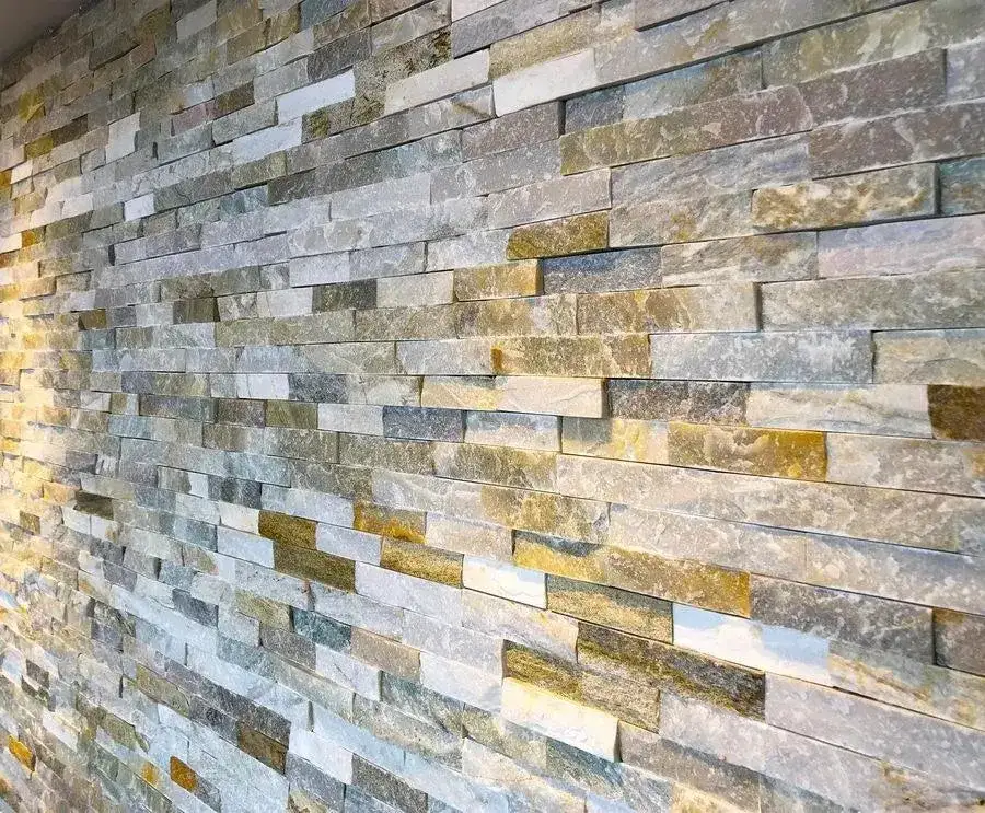 Oyster Quartz Split Face Tiles Cladding 550x150 From £29.69/m2 - Image 6