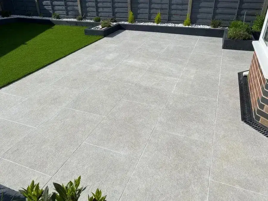 Ash Porcelain Paving Slabs Monolith 900x600x20 From £20.19/m2 - Image 3