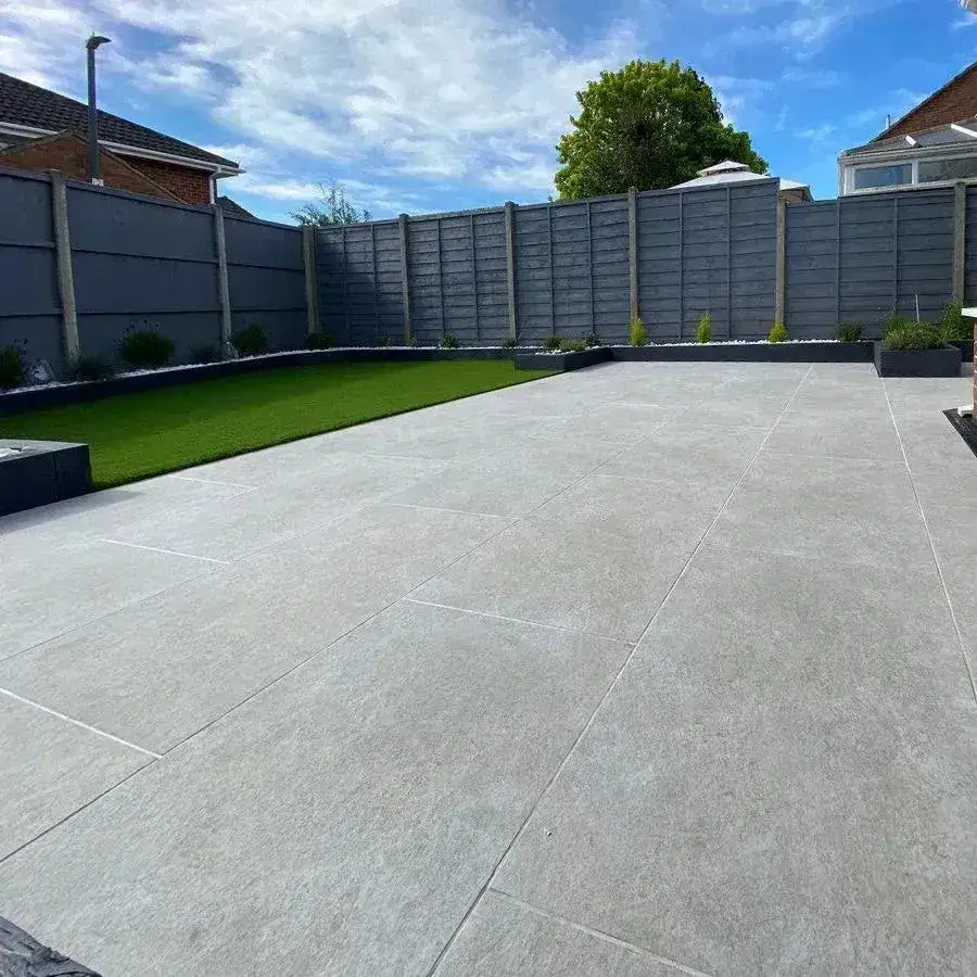 Ash Porcelain Paving Slabs Monolith 900x600x20 From £20.19/m2 - Image 5