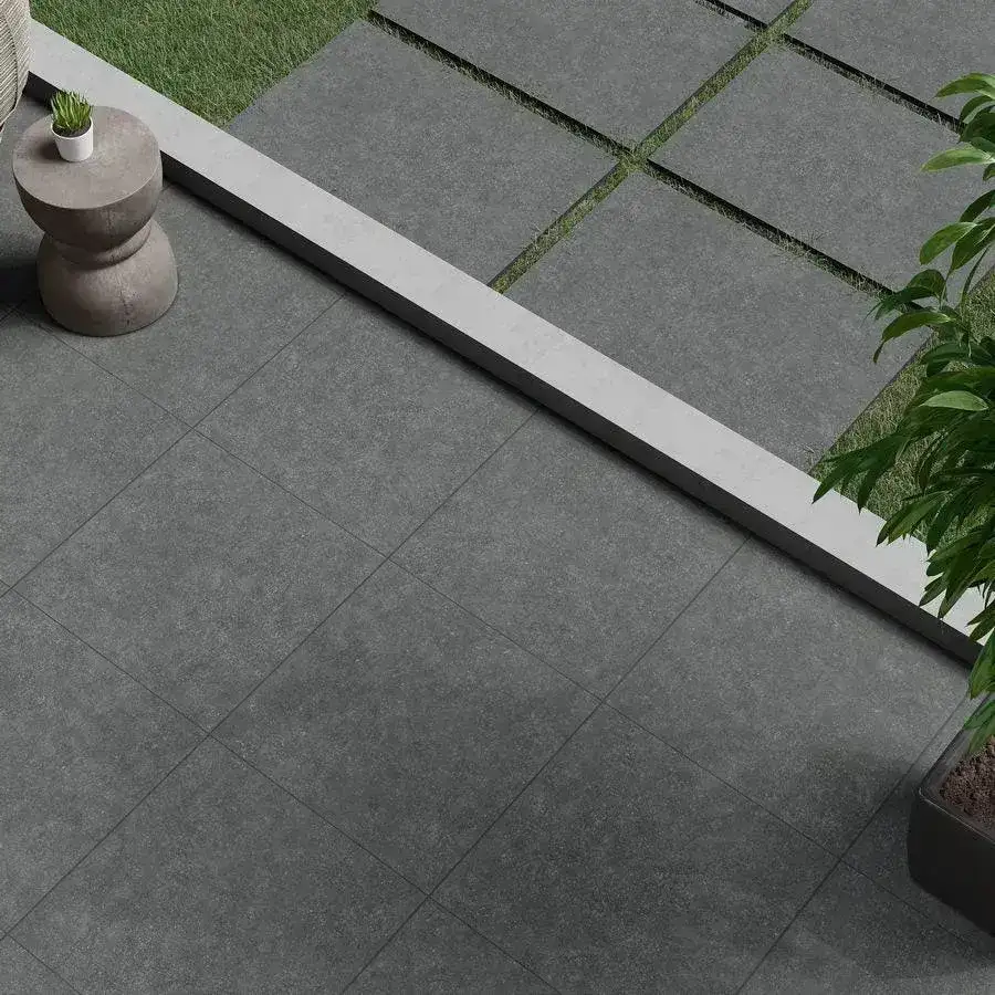 Blustone Grey Porcelain Paving Slabs 900x600 From £21.65/m2 - Image 3