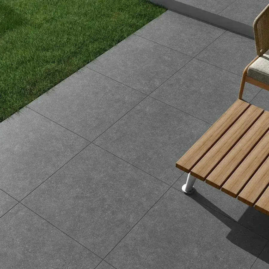 Blustone Grey Porcelain Paving Slabs 900x600 From £21.65/m2 - Image 4