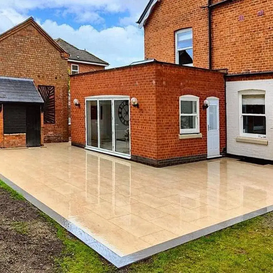 Hammerstone Beige Porcelain Paving Slabs 900x600x20 From £19.89/m2 - Image 5