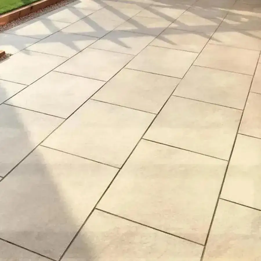 Hammerstone Beige Porcelain Paving Slabs 900x600x20 From £19.89/m2 - Image 6