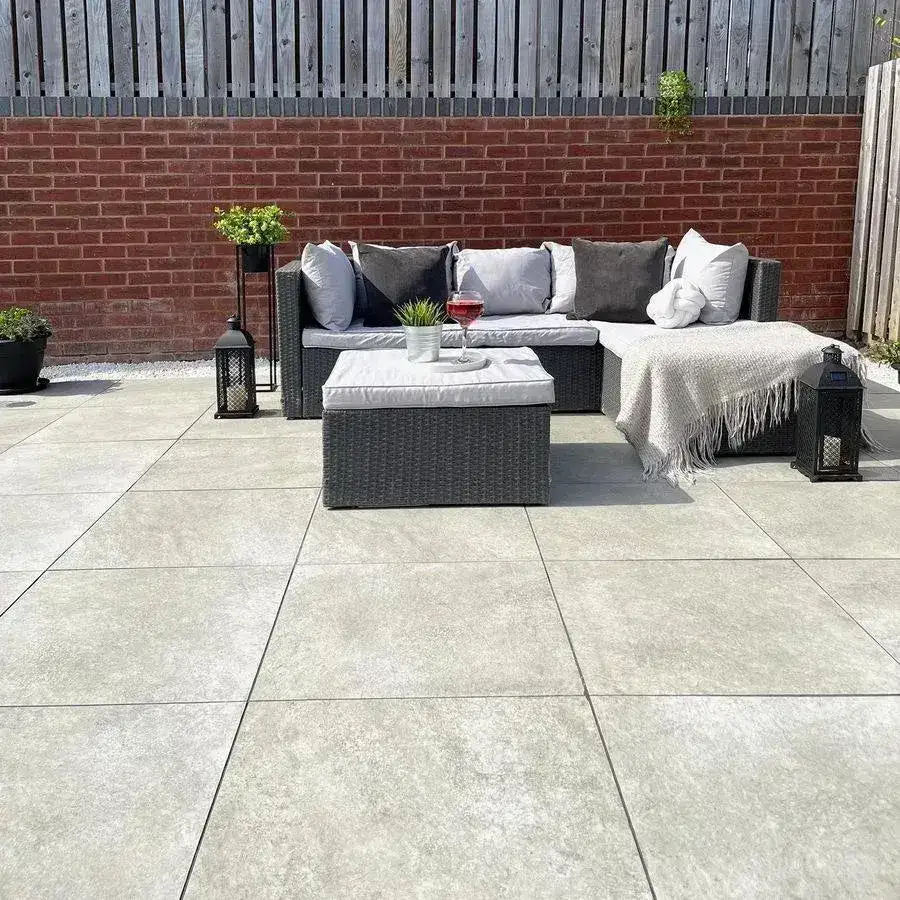 Hammerstone Grey Porcelain Paving Tiles 600x600x20 From £20.79/m2 - Image 4