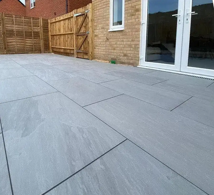 Kandla Grey Porcelain Paving Slabs 900x600x20 From £21.38/m2 - Image 4