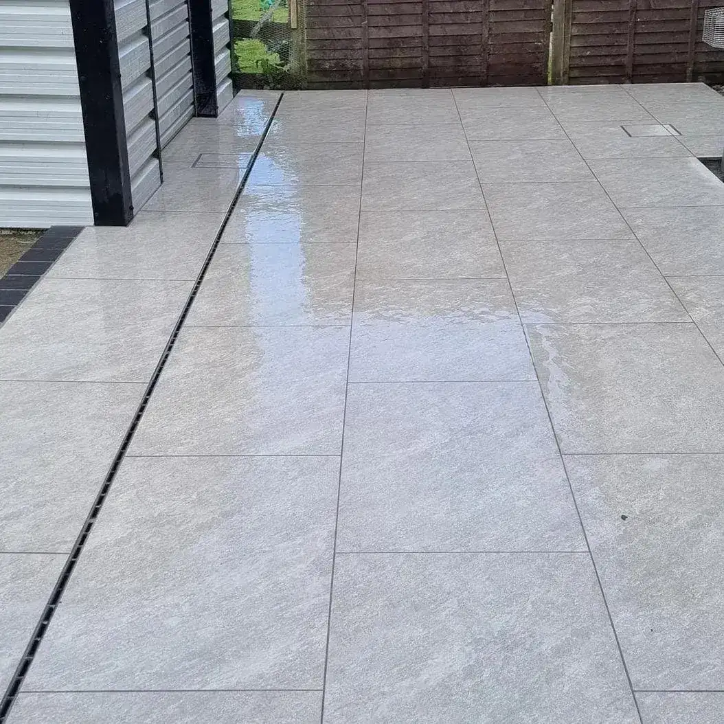 Quartz Grey Porcelain Paving Slabs 900x600x20 From £18.89/m2 - Image 2