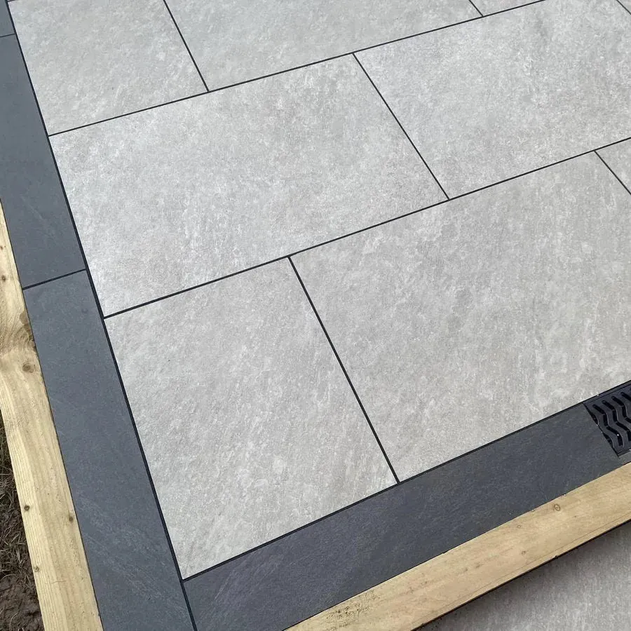 Quartz Grey Porcelain Paving Slabs 900x600x20 From £18.89/m2 - Image 4