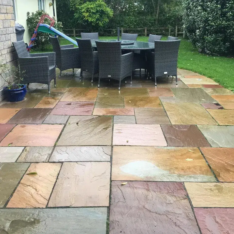 Raj Blend Indian Sandstone Paving Patio Packs 560 Series 3 Sizes 22mm Cal. From £19.59/m2 - Image 6