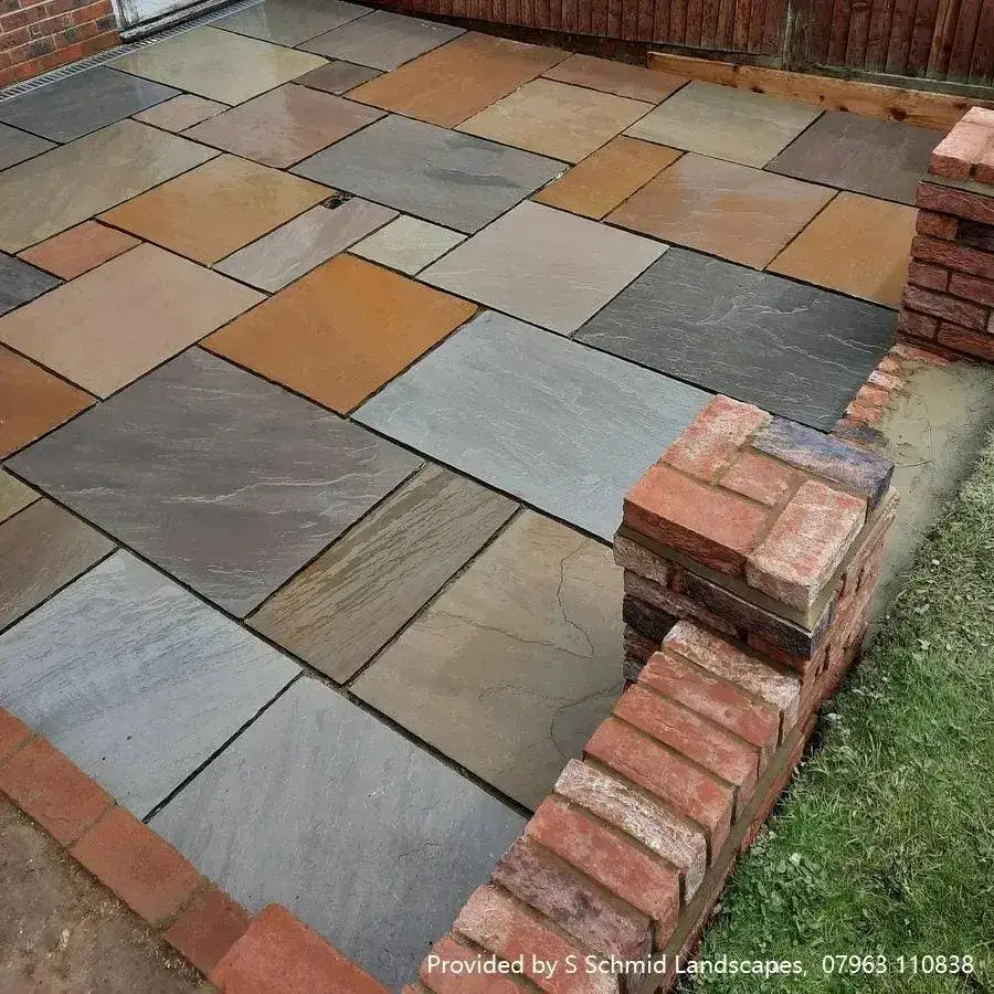 Raj Blend Indian Sandstone Paving 560 Series 5 Sizes 22mm Cal. From £18.99/m2 - Image 5