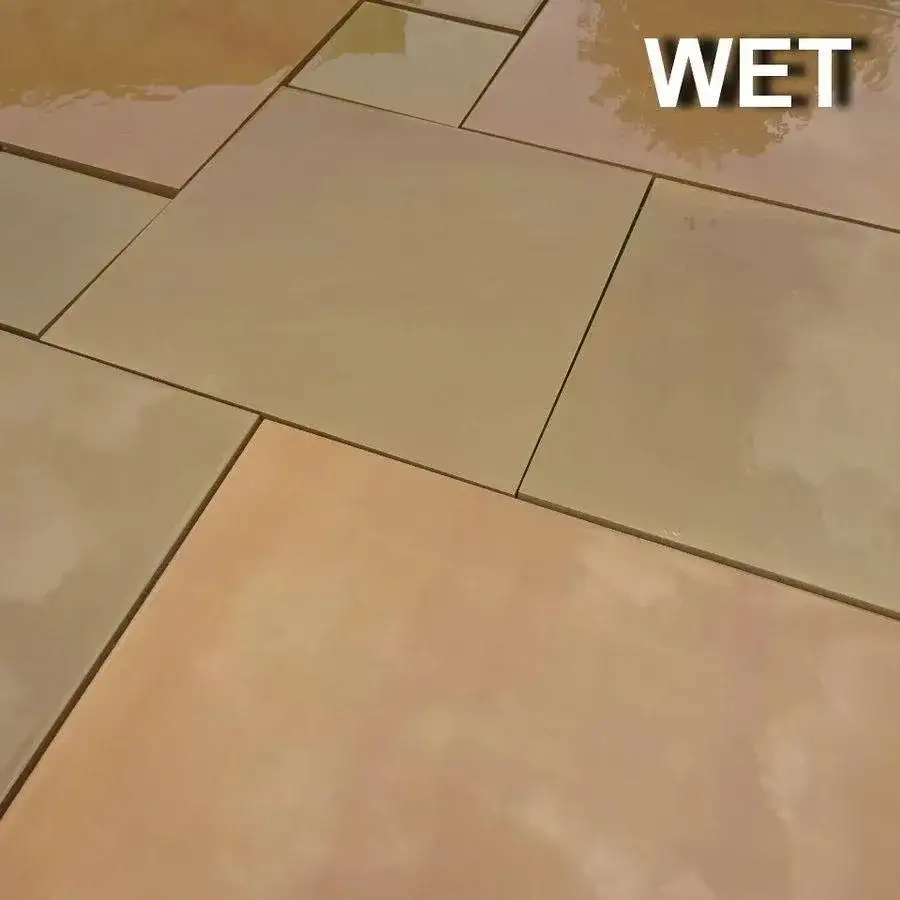 Raj Green Smooth Indian Sandstone Paving Sawn & Honed Patio Packs From £26.89/m2 - Image 4