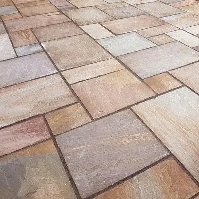 Rippon Buff Indian Sandstone Paving Patio Packs 22mm Cal. From £21.64/m2 - Image 3